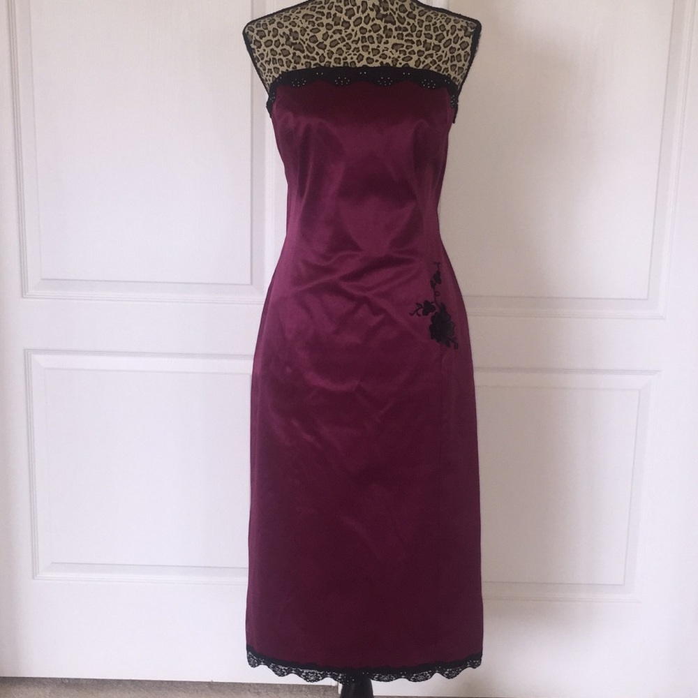 Isaac Miztahi - strapless tea length gown